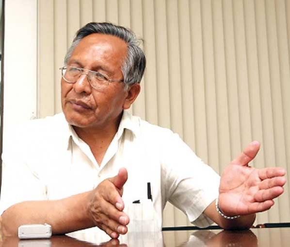 El exvicepresidente de Bolivia Víctor Hugo Cárdenas. ARCHIVO