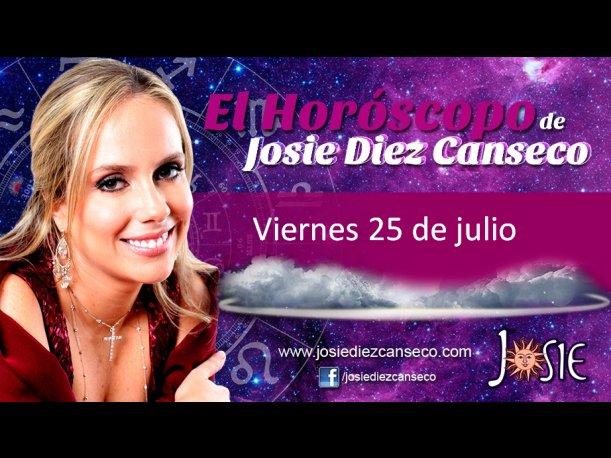 Josie Diez Canseco: Horóscopo del viernes 25 de julio (VIDEO)