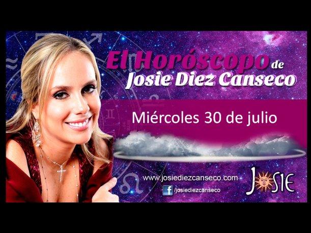 Josie Diez Canseco: Horóscopo del miércoles 30 de julio (VIDEO)