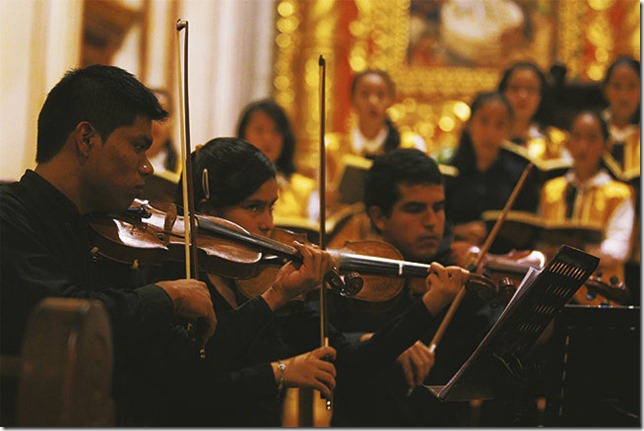 El Ensamble P. Martín Schmid se destacó por el trabajo constante que vienen realizando los músicos.