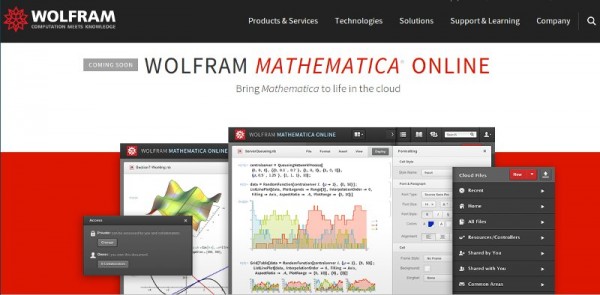 Wolfram Mathematica 10 Mathematica Online