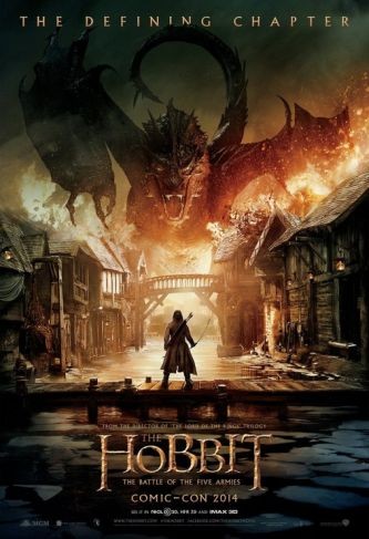 Cartel de la tercera película de El Hobbit