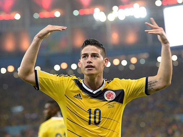 James Rodríguez goleador del Mundial Brasil 2014 James Rodríguez goleador del Mundial Brasil 2014