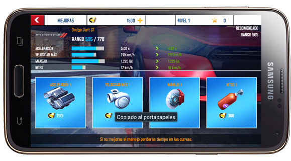Mejoras Asphalt 8: Airbone 