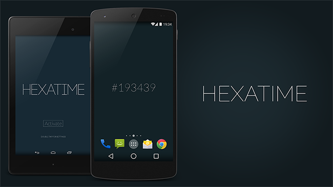 Hexatime Live Wallpaper App