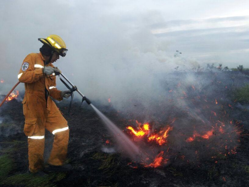 Piden conciencia a la población sobre quema de pastizales