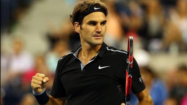 Roger Federer dio el primer paso en el Abierto de los Estados Unidos.  (AFP)