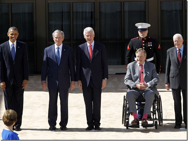los_ultimos_expresidentes_de_eeuu_en_un_acto_en_2013_en_dallas_