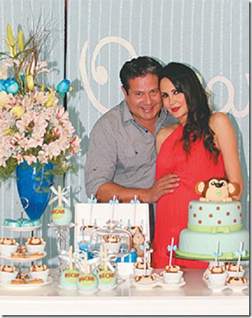 Óscar Vargas y Fabiola Castropinto, que tiene siete meses de embarazo