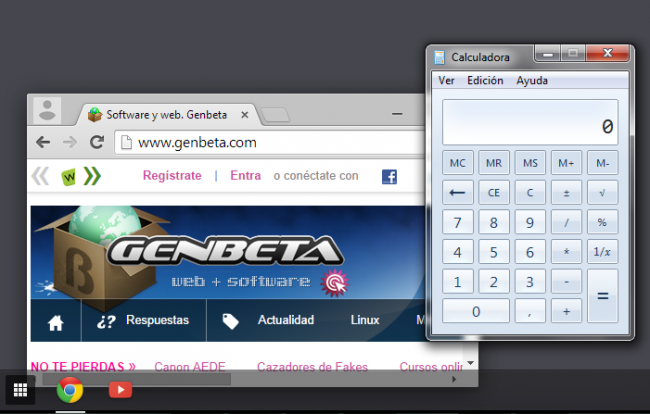 Entorno de Chrome OS en Windows 7