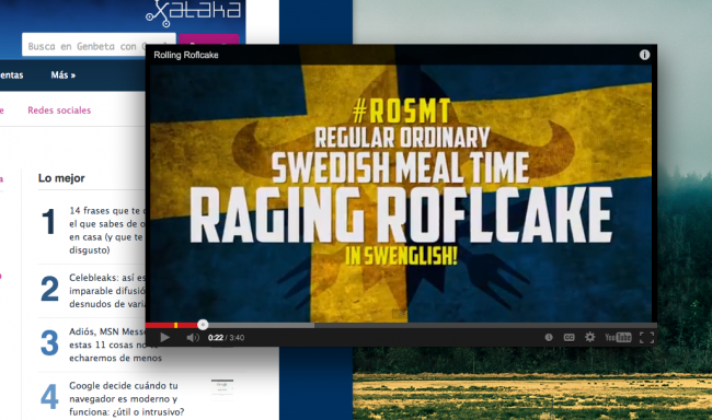 floating youtube