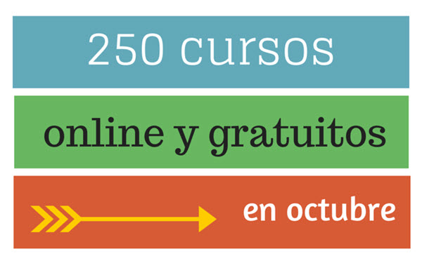 Cursos online y gratuitos para octubre Cursos online y gratuitos para octubre