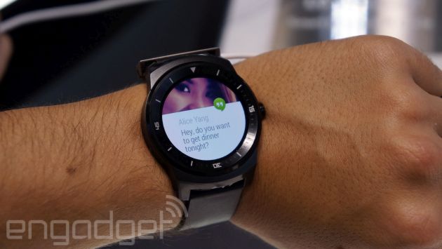 Un vistazo de cerca al nuevo LG G Watch R
