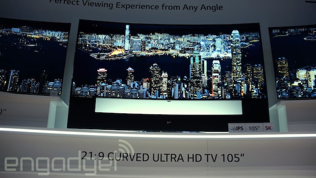 El televisor curvo 5K de LG costará 90.000 euros
