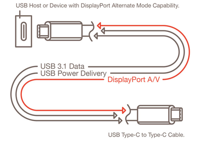 El nuevo puerto USB reversible también llevará audio y vídeo