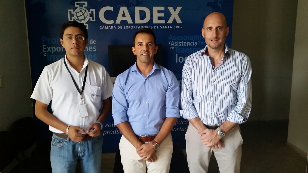 Marco Antonio Moscoso (CADEX), Álvaro Millán (CEO BLUUMI), Estanislao Asián (COO BLUUMI)