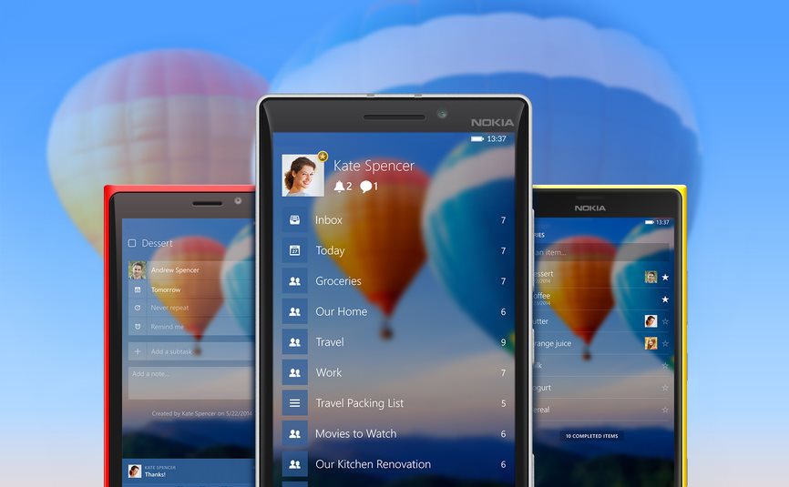 wunderlist para windows 8