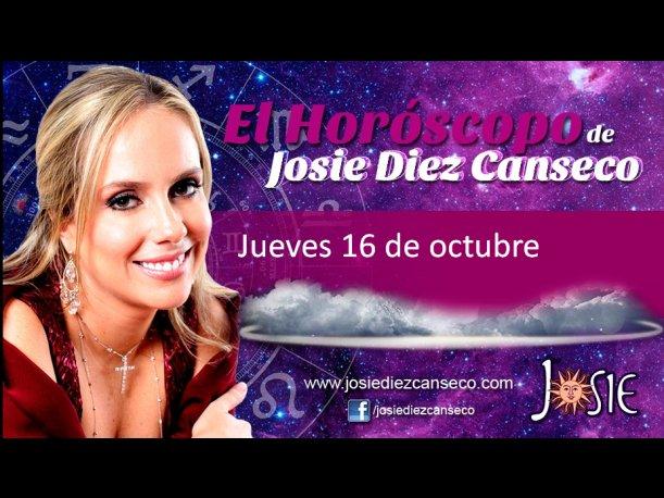 Josie Diez Canseco: Horóscopo del jueves 16 de octubre (VIDEO)