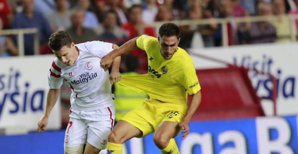 Sevilla dio vuelta al marcador y acabó celebrando ante el Villarreal logrando la cima de la Liga BBVA