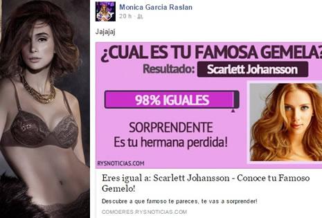 Mónica García podría ser la hermana perdida de Scarlett Johansson.