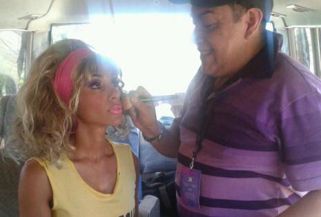Gisely Ayub en el cortometraje del 48 horas