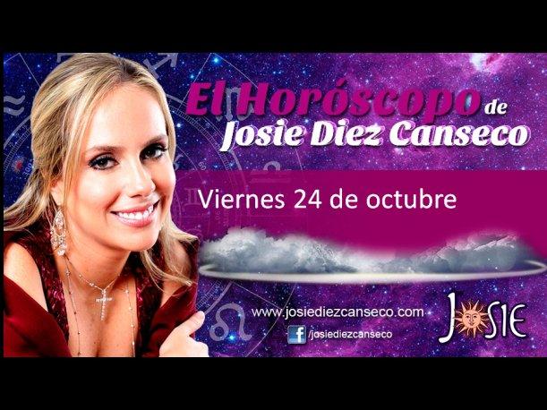 Josie Diez Canseco: Horóscopo del viernes 24 de octubre (VIDEO)