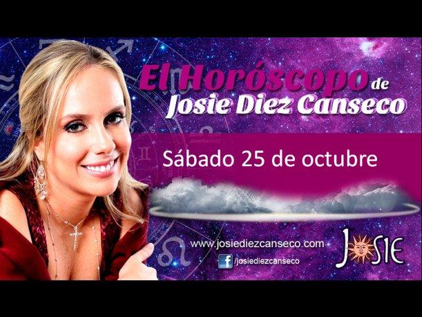 Josie Diez Canseco: Horóscopo del sábado 25 de octubre (VIDEO)