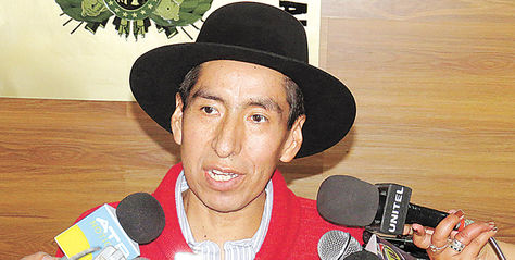 Acusación. Gualberto Cusi en una sesión de la Cámara de Diputados.