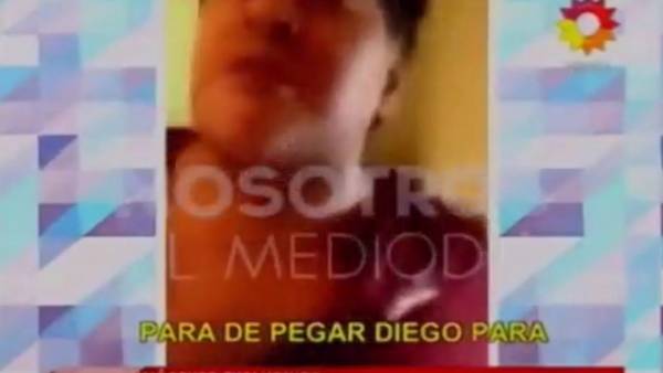 Cámara oculta: Diego Maradona le pega a Rocío Oliva.
