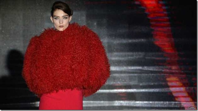 El rojo ha estado muy presente en las pasarelas.