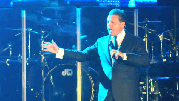 Luis Miguel en la cena show que realizó en La Rural