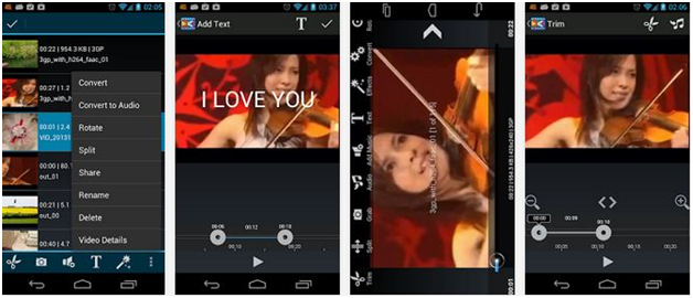 edición de video en android