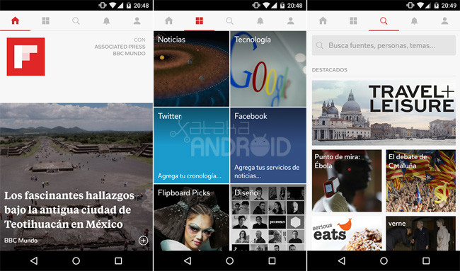 Flipboard recibe actualización y añade un screensaver para Android 4.2