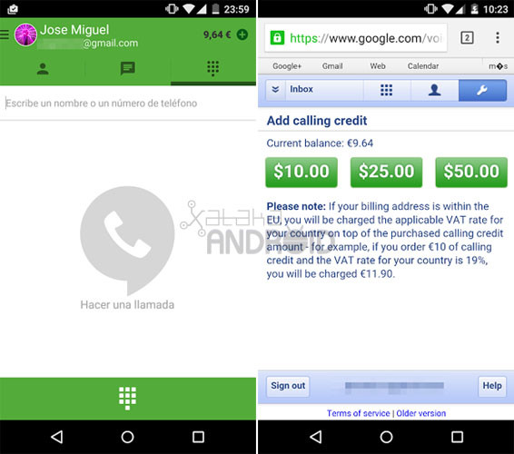 Hangouts 2.4