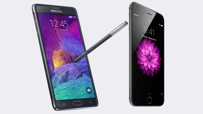 iPhone-6-Plus-vs-Samsung-Galaxy-Note-4