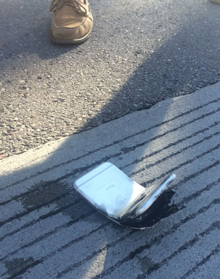 iPhone 6 quemado