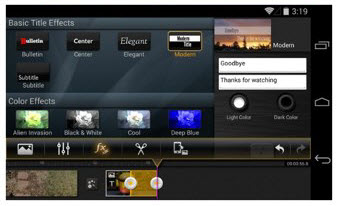 edición de video en android