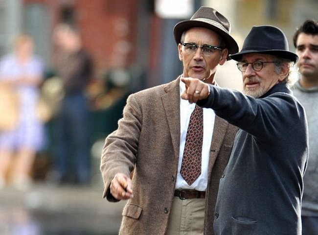 Mark Rylance y Steven Spielberg