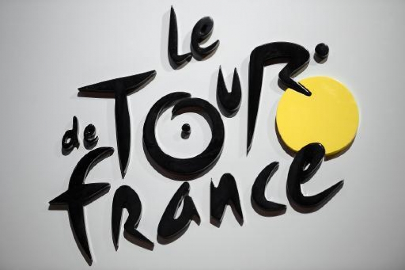 El logotipo del Tour de Francia