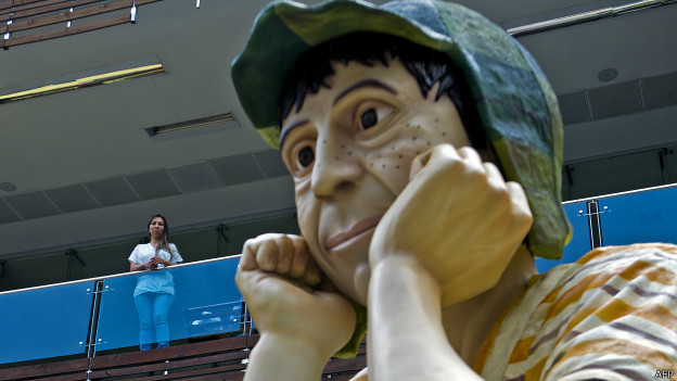 Imagen de Chespirito. Foto: AFP/Getty
