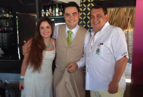 Fernando padre, hijo e Isabella Sattori