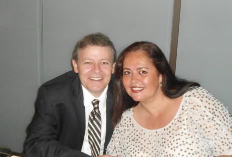 Marisol Mendez y su esposo Oscar Zambrana