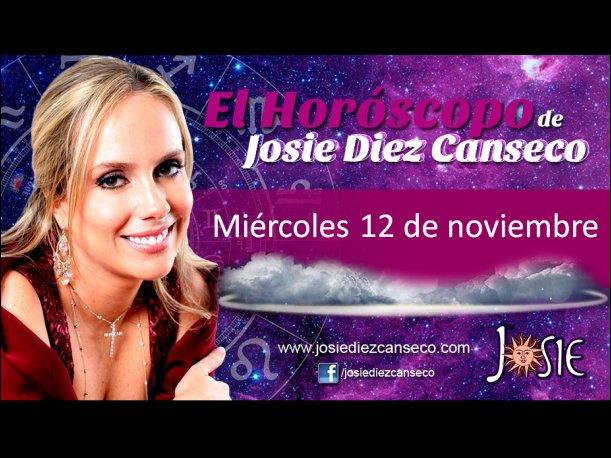 Josie Diez Canseco: Horóscopo del miércoles 12 de noviembre (VIDEO)