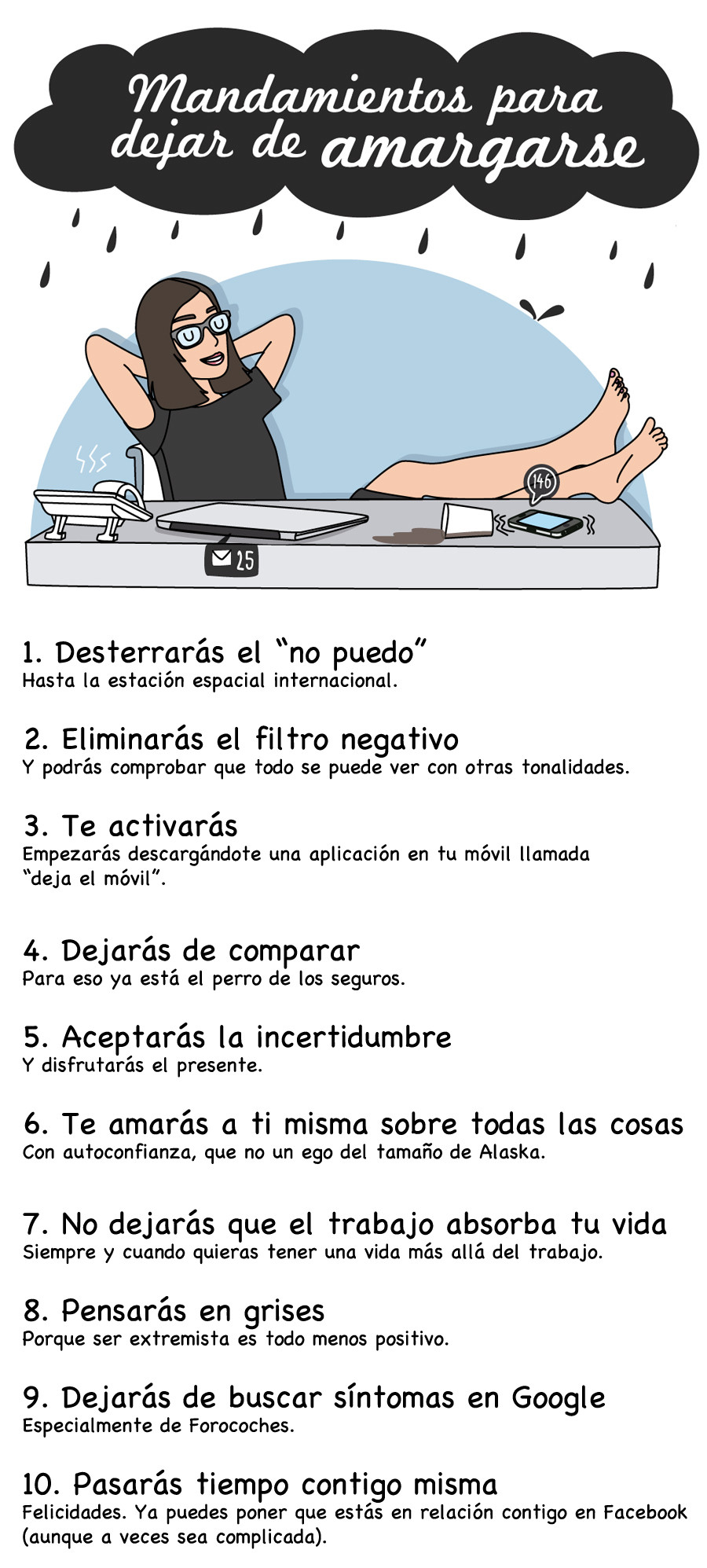 dejar de amargarse