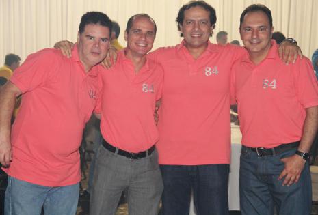 GENERACIÓN 84. Sergio Blacutt, Érick Weise, 'Pepico' Antelo y Javier Suárez