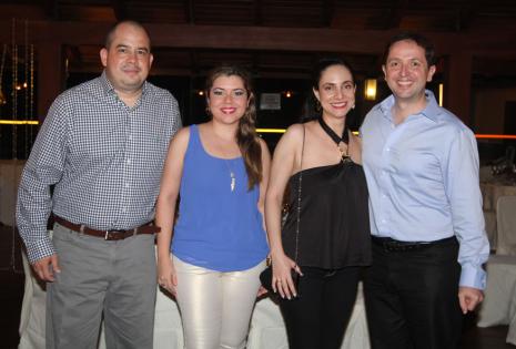 Freddy Vargas, Silvana Flores, Martha López y Rafael Poggi