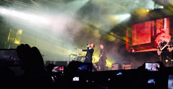 David Bisbal cantó 22 temas en la Exposur de Tarija