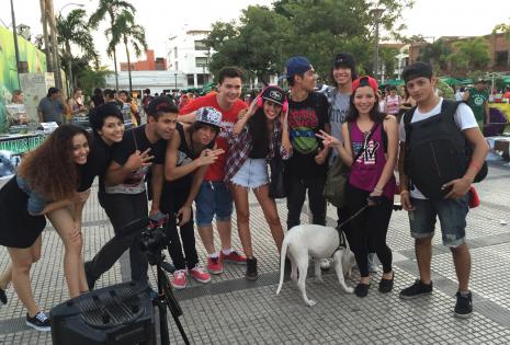 Bailando en la calle