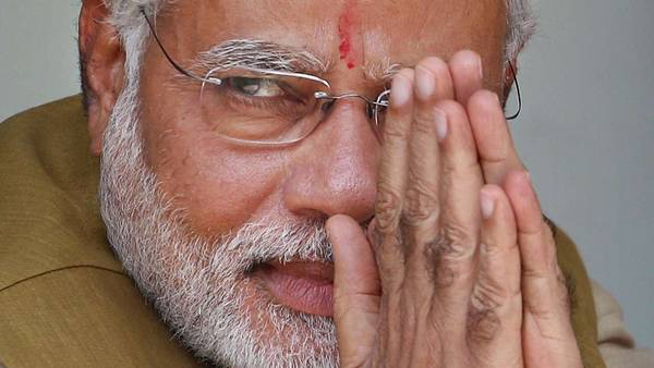 El candidato del partido nacionalista hindú, Narendra Modi, ganó las elecciones en la India. (AP)