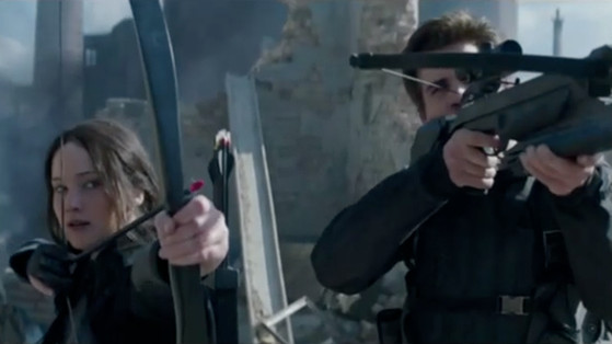 Jennifer Lawrence, Mockingjay Preview Trailer Grab, Hunger Games